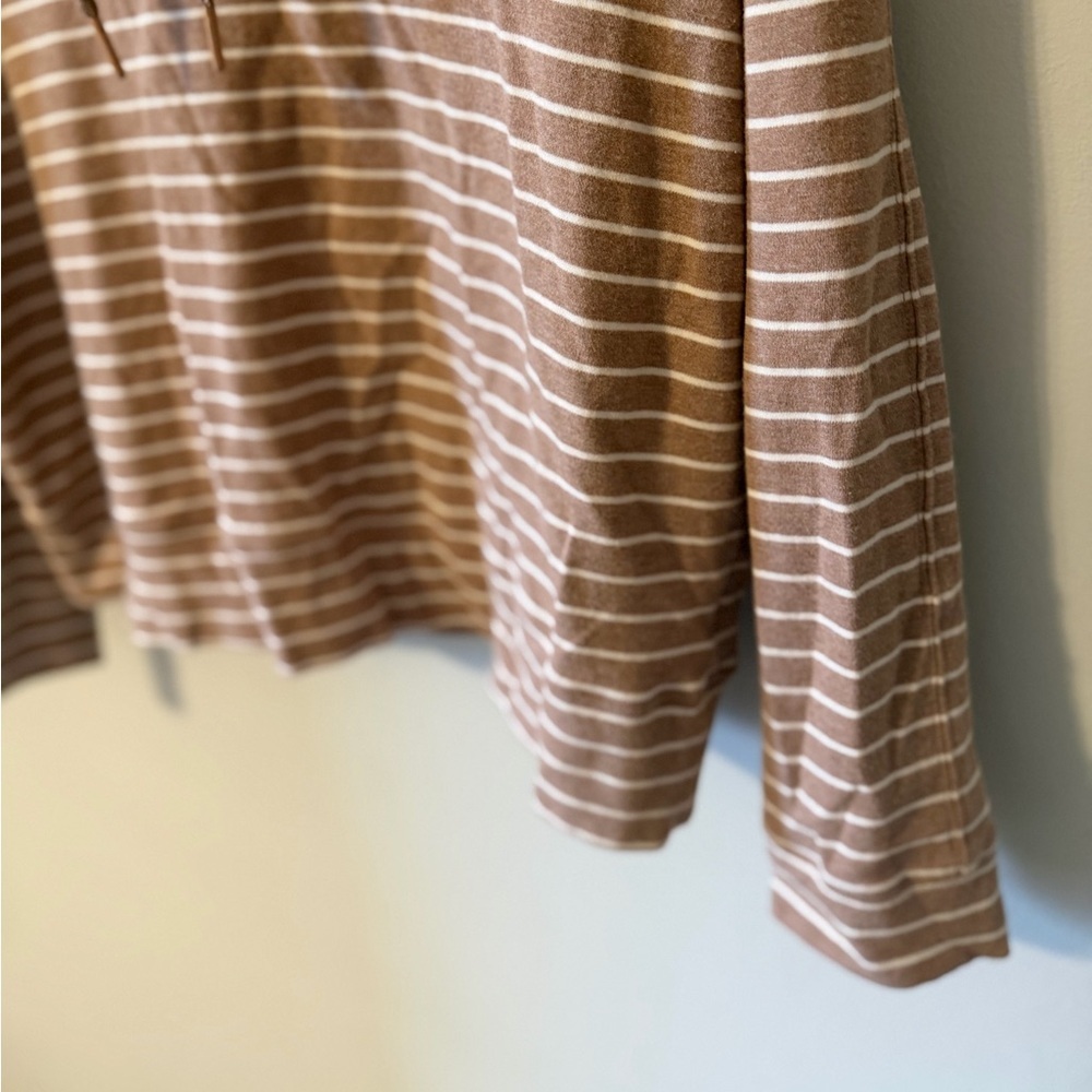 Haven Well Within Striped Cowl Neck Pullover Sweater Size L - Picture 4 of 8